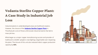 Sterlite Copper Case: Legal Battle and Industry Impact
