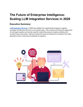 The Future of Enterprise Intelligence_ Scaling LLM Integration Services
