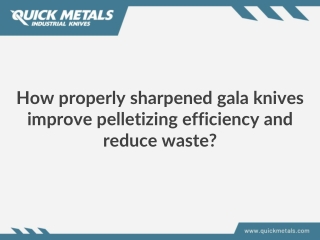 Sharpened Gala Knives Boost Efficiency & Cut Waste