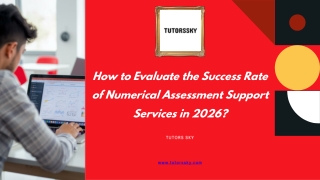 How to Evaluate the Success Rate of Numerical Assessment Support Services in 2026