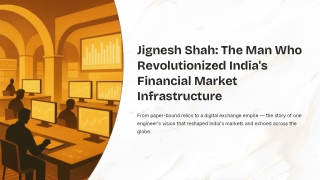 Jignesh Shah: Driving India’s Financial Market Growth