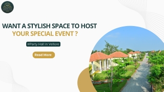 Party Hall in Vellore - AS Garden Villa