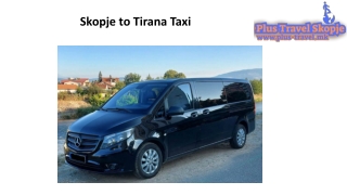 Skopje to Tirana taxi
