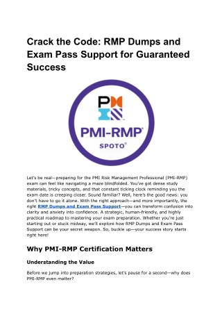 Crack the Code_ RMP Dumps and Exam Pass Support for Guaranteed Success (2)