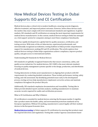 Medical_Devices_Testing_Dubai_ISO_CE