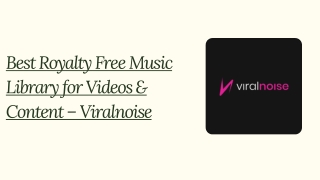 Best Royalty Free Music Library for Videos & Content – Viralnoise