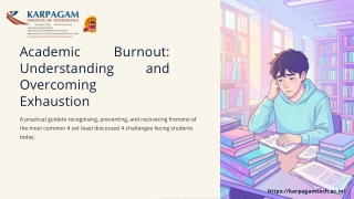 How to Cope with Academic Burnout Effectively