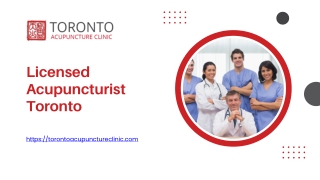 Licensed Acupuncturist Toronto - torontoacupunctureclinic.com