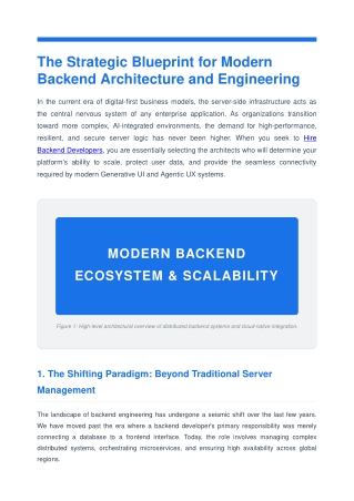 Hire Backend Developers: Scalable Solutions for 2026