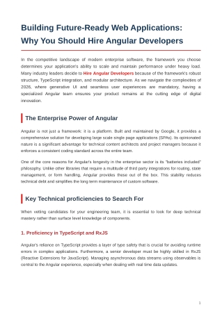 Hire Angular Developers | Expert Web Engineering 2026