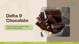 Buy Delta 9 Chocolate Online: Benefits, Dosage & Best Product Experience