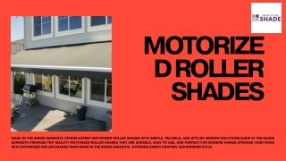 Best Motorized Roller Shades | Made in the Shade Sarasota