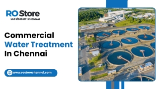 Professional Commercial Water Treatment Chennai | RO