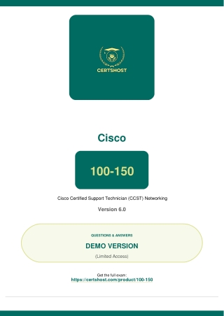 100-150 Exam Questions Answers Dumps PDF Practice Test