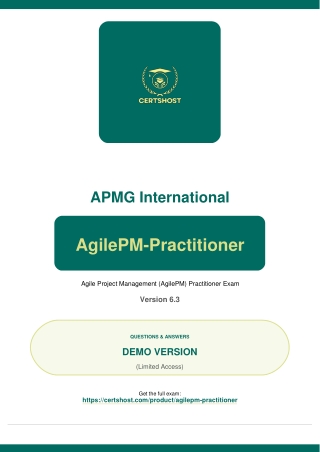 AgilePM-Practitioner Exam Questions Answers Dumps PDF Practice Test