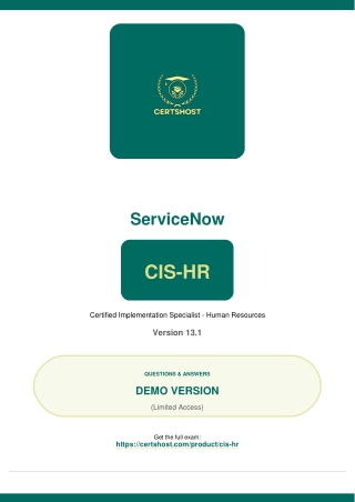 CIS-HR Exam Questions Answers Dumps PDF Practice Test