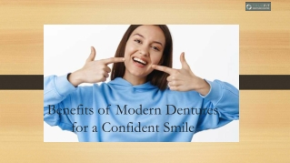 Benefits of Modern Dentures for a Confident Smile