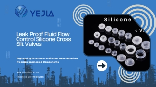 Leak Proof Fluid Flow Control Silicone Cross Slit Valves