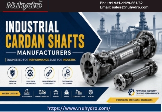 Industrial Cardan Shafts Manufacturers