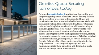 Omnitec Group Securing Tomorrow Today