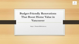 Budget-Friendly Renovations That Boost Home Value in Vancouver