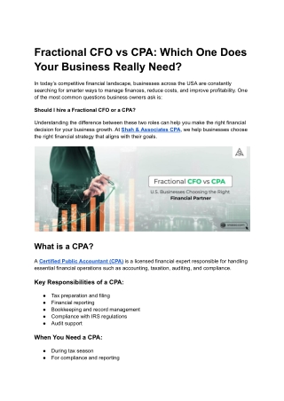 Fractional CFO vs CPA_ Which One Does Your Business Really Need