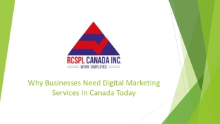 Why Businesses Need Digital Marketing Services In Canada Today