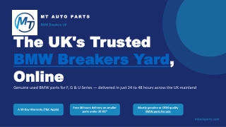 Genuine Used BMW Parts | MT Auto Parts — UK BMW Breakers Yard
