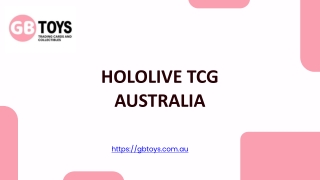 Hololive TCG Australia