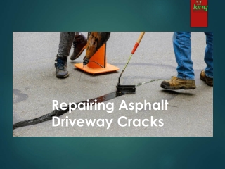 Repairing Asphalt Driveway Cracks