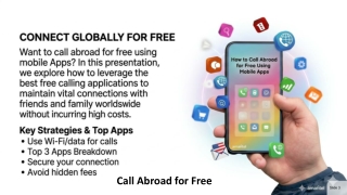 Call Abroad for Free Mobile Apps