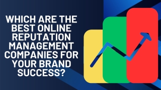 Which Are the Best Online Reputation Management Companies for Your Brand Success