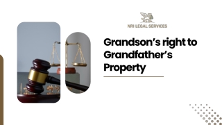 Grandson’s right to Grandfather’s  Property