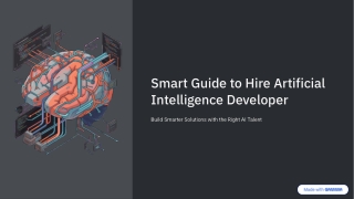 Smart Guide to Hire Artificial Intelligence Developer for Your Business