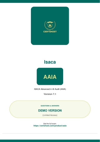 AAIA Practice Questions Answers PDF – Updated Exam Dumps
