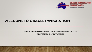 Oracle Immigration -491 Visa Australia