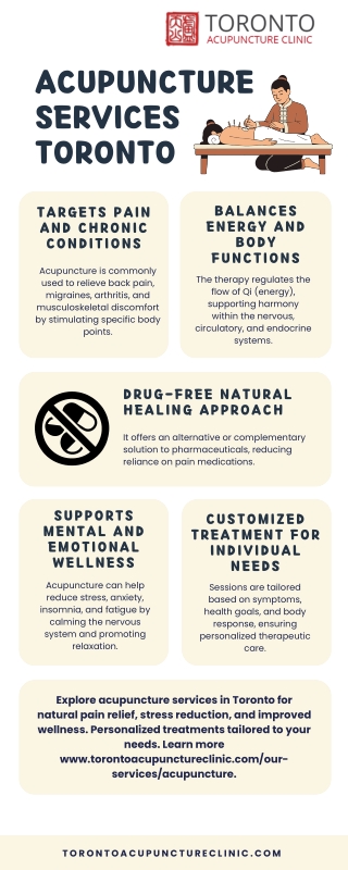 Acupuncture Services Toronto - torontoacupunctureclinic.com