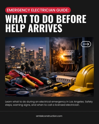 Emergency Electrician Guide What to Do Before Help Arrives in Los Angeles