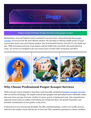 Pooper scooper