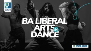 BA Liberal Arts in Dance: Admission & Career Opportunities | Indira University