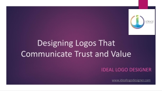 Designing Logos That Build Brand Trust, Value, and Recognition|Ideal Logo Design