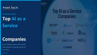 Top 10 AI as a Service Companies in 2025