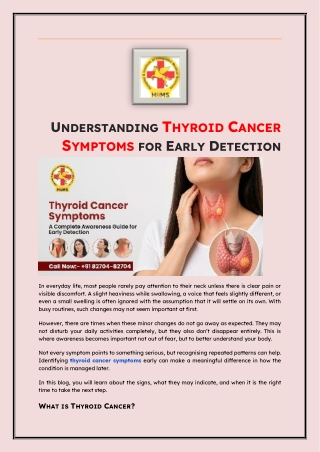 Thyroid Cancer Symptoms_ A Complete Awareness Guide for Early Detection