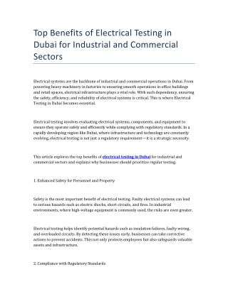 Electrical_Testing_Dubai_Benefits
