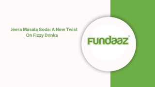 Jeera Masala Soda A New Twist on Fizzy Drinks