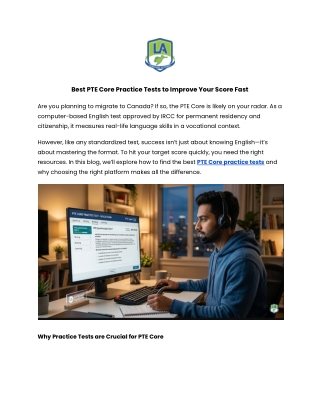 Achieve Your Canadian PR Goals with PTE Core