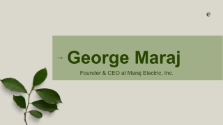 George Maraj - A Risk-Ready Achiever - New York