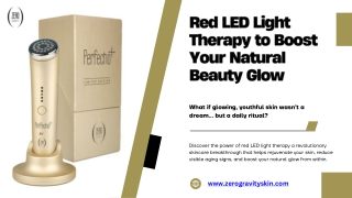 Red LED Light Therapy for a Naturally Radiant Glow
