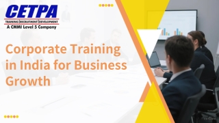 Corporate Training in India for Business Growth
