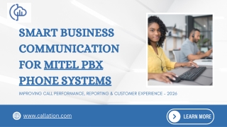 Smart Business Communication for Mitel PBX Phone Systems